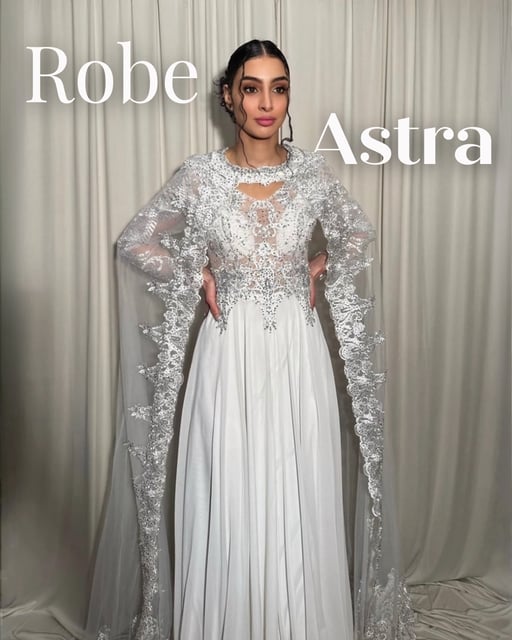 Astra, ensemble robe + cape